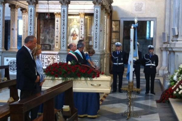 L ADDIO AD ATTILIO GIOMO OLTRE 300 PERSONE AI FUNERALI