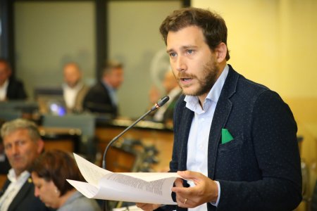 Riccardo Barbisan relatore del progetto di legge per la fusione dei due comuni 